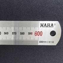 눈금 하라 스테인레스 직자 60cm 측정용 스틸자 스텐, 1