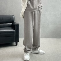 모노포스 올오버 와플 와이드 팬츠 DP138