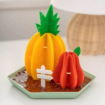 펠트 가습기 만들기 재료 미술 초등학교 교구 취미 diy 어린이 키트, 파인애플