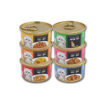 프리미엄 골드 런치캔 6종 80g x 24개 종류선택 -, 치킨+참치