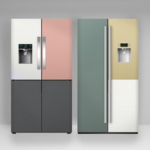 냉장고 셀프 리폼 시공 단색 시트지 인테리어필름, 07. 퀸하우징 화이트 그레이 SQ307(10cm)