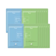 [40매구성] 듀얼마스크팩 20+20 (히알루론산 수분20매+시카 진정마스크20매)프레티