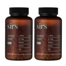 썰즈 l 고함량 L-테아닌 250mg + 마그네슘 95mg + 판토텐산 + 비타민B6 I 스트레스 완화 l 편안함에 관하여_휴식, 4개월치