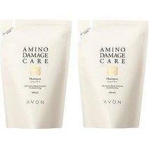 일본직발송 6. 에이본(AVON) 에이본 아미노 데미지 케어 샴푸 리필 400ML (2개 세트) B07LBZ647C, One Size, One Color