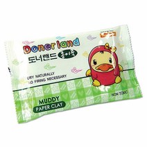 도너랜드)종이죽(200g)-박스(50개입) 장난감 점토 공작놀이 찰흙 지점토
