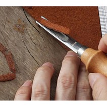 가죽공예 얇게피기 엣지 조각도 피할기 6mm 홈파기