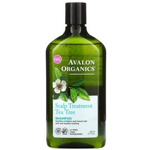 Avalon Organics 모발 관리 샴푸 두피 트리트먼트 티트리 325ml(11fl oz), 11 액상 온스, 325ml