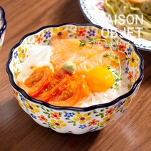[프라카] 폴란드풍 도자기 면기, 색상:쟈스민