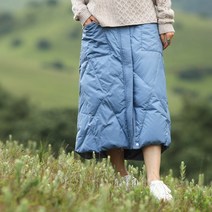 골프 패딩 치마 스커트 겨울 랩스커트 롱스커트 방한 빅사이즈 롱치마 여성 다운 담요 29