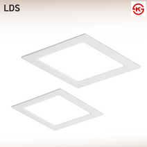 LED 사각매입등 슬림 KS인증 12W 18W 사각다운라이트, 대, 주광색(하얀빛)