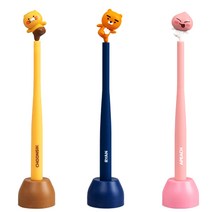 카카오프렌즈 액션볼펜 젤펜 0.5 라이언 어피치 춘식이 피규어 귀여운 고급 선물용