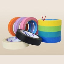 미술학원용 마스킹테이프 노랑 15mm 카페장식용 예쁨, 1개