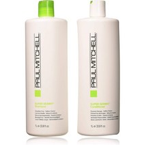 폴미첼 슈퍼 스키니 스무딩 샴퓨 컨디셔너 1L 듀오 Paul Mitchell Super Skinny Smoothing Liter Duo, 1세트