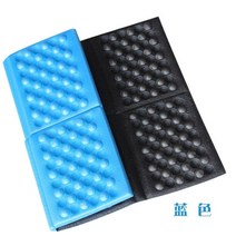 캠핑매트 에어 폼 패드 휴대용 경량 접이식 야외 방수 피크닉 시트 쿠션 하이킹 배낭 트레킹, 푸른