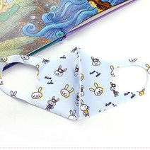 위더스 빨아쓰는 3D입체마스크 3~10세 봄여름마스크 유아 아동 키즈 천마스크 패션마스크 어린이집 단체선물