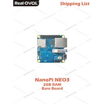 RealQvol FriendlyElec NanoPi NEO3 1GB/2GB DDR4 RK3328 Cortex A53 쿼드 코어 64-bi 지원 리눅스 우분투, 03 번들 3