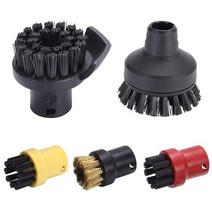 5 조각 라운드 브러시 세트 karcher 스팀 청소기 SC1 SC2 SC3 SC4 SC5 4 라운드 브러시 용 노즐 라운드 브러시, 보여진 바와 같이, 하나