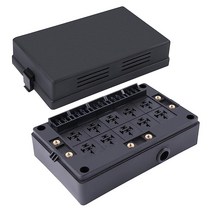 Delgada 12V 퓨즈 릴레이 박스 및 범용 자동차 블록 10슬롯 보쉬 스타일 홀더 트럭 해양 보트용 15슬롯 ATC/ATO