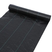 100x500cm Anti Grass Cloth Farm-oriented Weed Barrier Mat Black Plastic Mulch Thicker Orchard Garden, 1x5m
