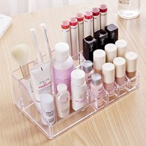 아크릴 화장품 네일 립스틱 매니큐어 정리함 진열대 보관함, 대