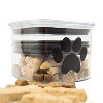 Airscape Pet Food and Treat Storage Container - Patented Airtight Lid Preserves Food Freshness - Cle, 1