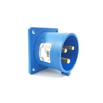 PCE 623-6 32A 230V 대용량 전기 커넥터 직선형 판넬형 수 3PIN 산업용 플러그
