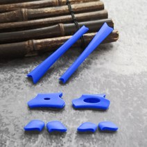 렌즈Ocean 편광 교체용 렌즈 호환-오클리 Flak Jacket XLJ-Options, Blue Rubber Kit