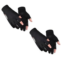 오마이남친 오토바이 장갑, 블랙 2개 세트