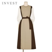 인베스트 인베스트 코튼배색벨트핏롱원피스_V2F1OP3530