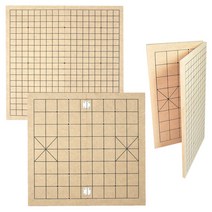 [성실한오피스] 접이식 양면 바둑장기판/장기알/바둑알 (단품), 바둑장기판