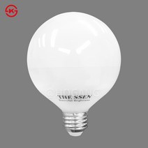 동성 더쎈 LED 볼전구 볼램프 숏타입 12W, 1개, 전구색
