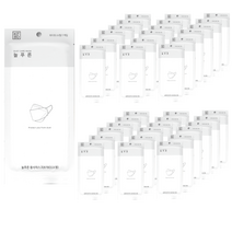 늘푸른 황사마스크 소형 KF80, 50개, 화이트