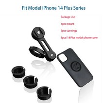 할리 호환 용품 범용 오토바이 자전거 휴대 전화 홀더 브래킷 케이스 모토 연결 핸드폰 빠른 스템 마운트, 11 For Iphone 14Plus, For Iphone 14Plus