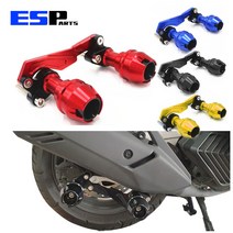 2021-2022년 PCX 머플러슬라이더 2구 머플러보호용품 PCX튜닝용품 PCX머플러프로텍터, 블랙