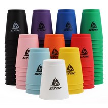 스타스포츠 10컬러 스택스 - NXX105 국산 KC인증 컵쌓기, 블랙