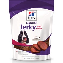 Hills Natural Jerky Mini-Strips with Real Beef Dog Treats, 7.1-oz bag bundle of 2