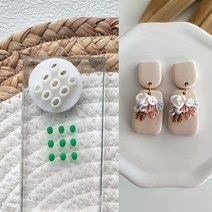 도예체험 취미 부드러운 도자기 폴리머 클레이 커터 DIY INS 프랑스 귀걸이 U 패턴 커팅 다이 쥬얼리 펜던, 20 19