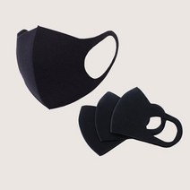 패션 3D 스폰지 마스크 블랙마스크 연예인마스크