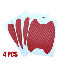 자동차 외곽부품4개/몫 Universal 차 문 Handle 스크래치, 04 Red