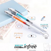 펜텔 에너겔 인프리 에너겔 볼펜 (BLN75TL BL77TL), 인프리 리필심-0.5 (흑)