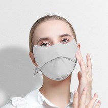 주요 골프마스크 얼굴햇빛가리개 운동 스포츠 자전거 등산 자외선차단마스크 볼 안면 유브이차단, 쿨링마스크 그레이