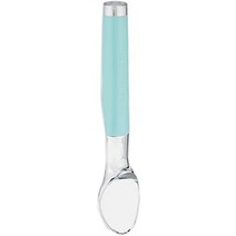키친에이드 클래식 스크림 스쿱 원 사이즈 블랙, 아쿠아 스카이 2, 국자