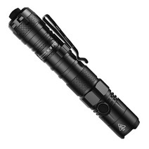 나이트코어 NEW P12 1200루멘 LED 후레쉬 밀리터리 경호 등산 안전 랜턴, 블랙