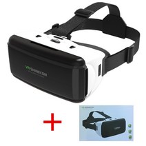 샤이콘 프로 VR 안경 가상 현실 3D VR 안경 구글 카드보드 헤드셋 스마트 폰 iOS 안드로이드 46 용, 1.G06