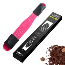 TS GLOBAL 9In1 양면 측정 숟가락 9 속도 조절 주방 가제 액세서리 베이킹 요리 파우더 도구, 02 rose red