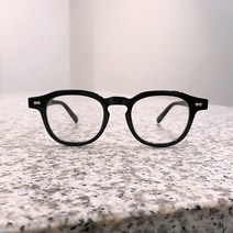 아빠가만든안경/ 48mm 남자 여자 패션 검정 뿔테 안경 유행 안경테