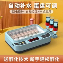 계란 부화기 기계부화 알, 10 플립 워터 베드 단일 배터리