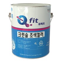 노루페인트 아크릴 외부용 수성페인트 큐피트 크린솔 4L 무광, 그레이5