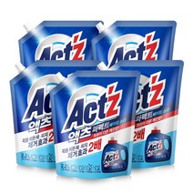액츠 퍼펙트 베이킹소다 액상세제 리필, 2.2L, 5개입