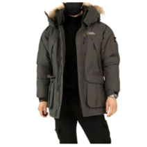 라쿤 후드 패딩점퍼 야상패딩 지오